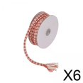 thumbnail image 1 of Cuerda de yute,Rollo de hilo de algodón y yute para Navidad de colores,Cuerda de yute para envolver hilo de algodón,Cuerda de hilo decorativa navideña,Manualidades navideñas DIY Cordón de, 1 of 8