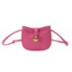 thumbnail image 1 of Bolso de moda adecuado para viajes diarios y citas, pequeño bolso cuadrado de cuero artificial para mujer rosa, 1 of 5