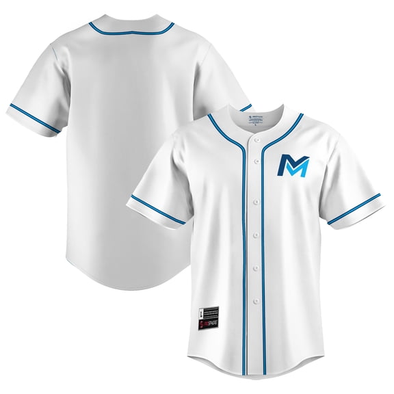 Men's GameDay Greats White Mid Michigan College Lightweight Baseball Jersey