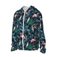 thumbnail image 2 of Fotbe Flamingos And Birds Men's Women's UPF 50+ Sun Protection Jacket Hooded Cooling Shirt with Pockets Hiking Outdoor Performance-XX-Large, 2 of 8