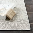 thumbnail image 4 of SAFAVIEH Martha Stewart Hampton Diamond Indoor/Outdoor Area Rug, Grey/Ivory, 6'5" x 9'6", 4 of 7