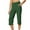 Green, variant on Simua Capri Pants for Women High Waist Stretch Womens Dot Printed Golf Capris Pants for Summer with Pockets