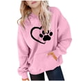 thumbnail image 2 of Zorckvet Kids' Fleece Graphic Sweatshirts and Hoodies for Kids with Kangaroo Pocket, 2 of 7