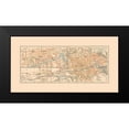 thumbnail image 2 of Baedeker 24x14 Black Modern Framed Museum Art Print Titled - Sarajevo Bosnia Herzegovina Europe - Baedeker, 2 of 5