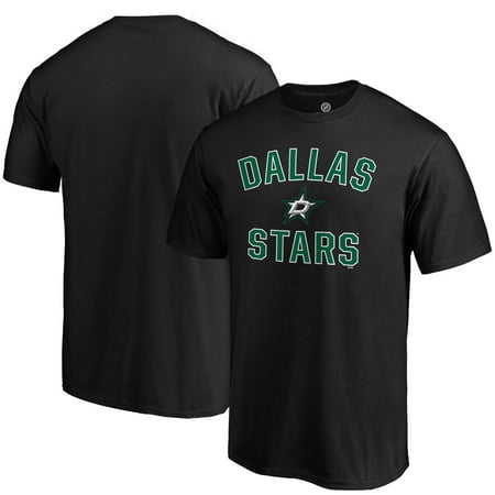 Men's Fanatics Branded Black Dallas Stars Team Victory Arch T-Shirt