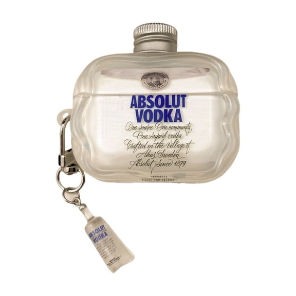 Vodka Bottle Cap Case for AirPods Pro 2, Creative 3D Design Protective Cover forApple AirPods Pro 2nd Generation