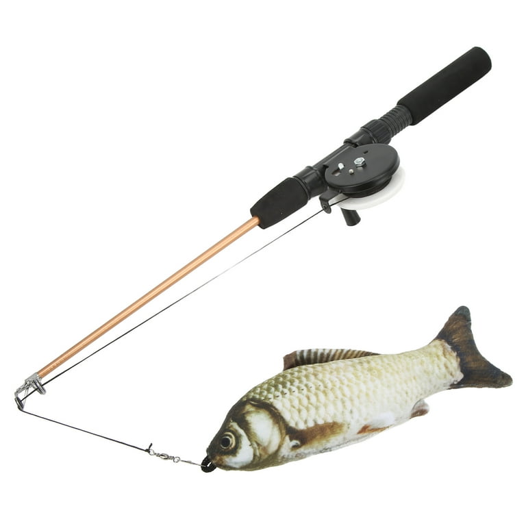 Cat Fishing Pole Toy - Funny Interactive Fish Toy For Cats