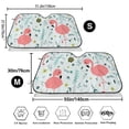 thumbnail image 3 of Balery Cute Flamingo Print Car Windshield Sun Shade,Windshield Sunshade for Car Pickup Truck SUV Accessories-Medium, 3 of 7