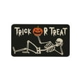 thumbnail image 2 of Halloween Theme Doormat Halloween Skeleton Floormat Welcome Mat For Bathroom Home Decoration Initial Blanket Throw Blanket Fuzzy Safest Blankets Modern Living Room Rug Pumpkin Blanket Carpet Soft, 2 of 3