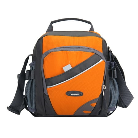 New Unisex Nylon Crossbody Bag Waterproof Contrast Color Zipper Multi