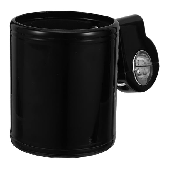 LOLIPPYY Black Handlebar Drink Holder for Bike Motorcycle Aluminum Cup Holder with Quick Mount