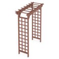 thumbnail image 7 of CQSXDA Wooden Arbor Wedding Arch with Rustic Finish, Trellis for Climbing Plants, 7 of 7