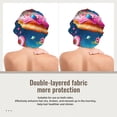thumbnail image 2 of Disketp Starry Sky Colorful Donut Adjustable Sleeping Hair Cap, Hairband Sleeping Cap Turban, Unisex, Available for Curly and Straight Hair, 2 of 6