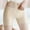 Beige, variant on Women's Safety Shorts Summer Ice Silk Seamless Bottom Anti-Exposure Safety Pants Tight ComfortableThin Insurance Shorts