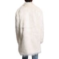thumbnail image 3 of Musuos Men’s Winter Coat, Long Sleeve Open Front Furry Faux Fur Long Coat Outwear, S-4XL, 3 of 5