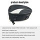 thumbnail image 5 of Mochila impermeable para motocicleta Vislone, bolsa trasera expandible hasta 28L con correas ajustables, ideal para cascos y accesorios - Hecha en tela Oxford 1680D resistente, color negro/gris, 5 of 6