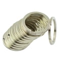thumbnail image 5 of 12 Piezas Fuertes Anillos partidos 28 Mm Llavero de Aro de Níquel de de Metal, 5 of 5