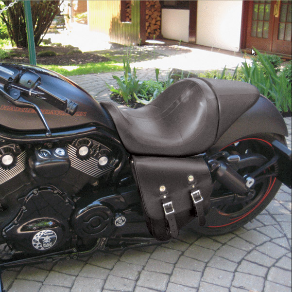 leather solo bag motorcycle