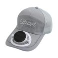 thumbnail image 4 of AJGRHE Solar Powered Fan Hat For Sun And Breathable Sun Hat With USB Chargeable Fan For Outdoor Activities And Beach Days Grey One Size, 4 of 4