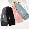 thumbnail image 4 of 1 Pair Touch Screen Gloves, Winter Warm Anti-Slip Gloves Driving Cycling Running Gloves Thin Fleece Lining Gloves for Men Women, 4 of 7