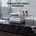 thumbnail image 3 of 4 Pcs Expandable Shelf Organizers, Kitchen Cabinet Organizer Racks, Adjustable Metal Storage Shelves, Spice Racks for Kitchen Counter, Cupboard, Closet, Bathroom, 3 of 8
