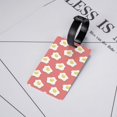 thumbnail image 5 of Luggage Tags for Suitcases, Delicious Fried Egg Leather Bag Luggage Tags ID Label Tags Privacy Protection Travel Bag Labels, 5 of 6