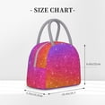 thumbnail image 2 of Fotbe Holiday Shiny Bolsa de Almuerzo con Estampado, Lonchera Aislada, Contenedor de Comida Reutilizable Tipo Cooler a Prueba de Fugas, 2 of 6