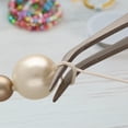 thumbnail image 2 of The Beadsmith Angled Precision Tweezer – Multipurpose Tool w/ Curved Tip & Cushion Grip, 6 Inches, 2 of 8