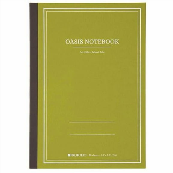 Itoya ProFolio Oasis Notebook, Large, Avocado