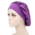 thumbnail image 2 of Sleep Hat Wide Headband Elastic Satin Stretchy Hair Bonnet Hat for Woman, 2 of 8