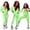 Green, variant on Tejiojio Fall Clearance 2Pc Women Pure Color Suit Long Sleeve Leisure Pocket Home Sweatpants Sets