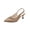 Khaki, variant on KEGIRLOM Women's Fashionable Casual Outerwear Versatile Plus Size Solid Color Pointed Toe Closed Toe Strap High Heel Open Back Sandals Black 7