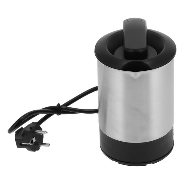 Petite bouilloire électrique de 0,8 l - Mini bouilloire portable en acier  inoxydable - Double chauffe-eau - Arrêt automatique - Chauffe-thé pour