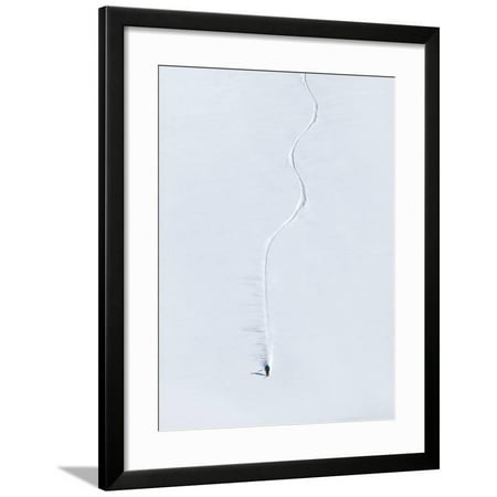 Extreme skier Framed Print Wall Art By Thilo