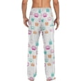 thumbnail image 2 of FREEAMG Princess Crown Pajama Pants for Men, Men's Separate Bottoms, Comfortable Lounge Pants for Men（575）, 2 of 7