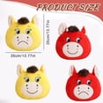 thumbnail image 3 of XIANXIAN Crying Horse Stuffed Animal, Year of The Horse 2026 Chinese New Year Pillow, Zodiac Horse Toys Lunar New Year Decorations, 13in Smiling Horse, New Years 2026 Gifts Blessing Souvenir Mascot, 3 of 4