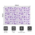 thumbnail image 5 of White Purple Butterfly Flower Pattern Door Rugs,Washable Non Slip Door Mats Indoor,Decorative Door Mats,Entry Mat Indoor for Entrance,Bedroom,Kitchen,Bathroom,16"x24", 5 of 6