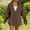 E-696Coffee, variant on FAOWME Women's Hoodies With Pocket Long Sleeve Solid Color Zipper Comfortable Fashion Sweatshirt For Fall Winter Daily Wear Black Xxxl