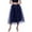 Navy, variant on Kcocoo Women Plus Size Mesh Tulle Skirt Pleated Princess Skirt Mesh Bubble Skirt Polyester Red
