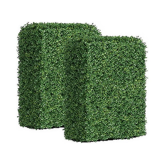 Boxwood Milan Artificial Hedge 20"X20" 6 Pack