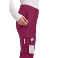 thumbnail image 4 of Cherokee Form Scrubs Pant For Women Mid Rise Tapered Leg Drawstring CK092, 4 of 10