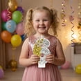thumbnail image 6 of Birthday Candle Number Gold White Glitter with Crown Cartoon Creative Party Cake Topper Decoration, Festive Numeric Candle for Celebration, Royal Themed Cake Decor Supplies, 6 of 6