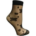 thumbnail image 4 of 4 Pairs of Yacht & Smith Fishnet Ankle Socks, Mesh Patterned Anklet Sock (Pack E), 4 of 6