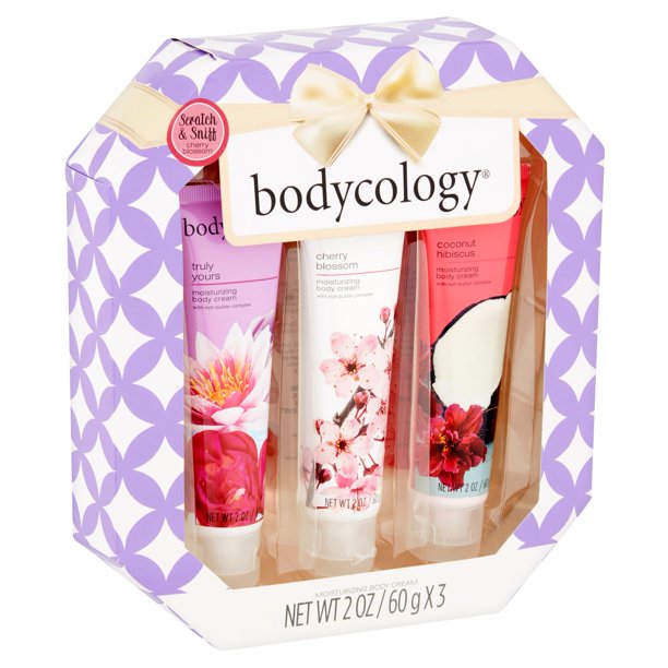 Bodycology Moisturizing Body Cream Gift Set, 2 oz, 3 count Walmart