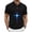 Black, variant on Christian Waffle Shirts for Men Jesus Cross Graphic Short Sleeve Polos Regular Fit Stylish 3 Button Collared T-Shirts Birthday Gifts White S