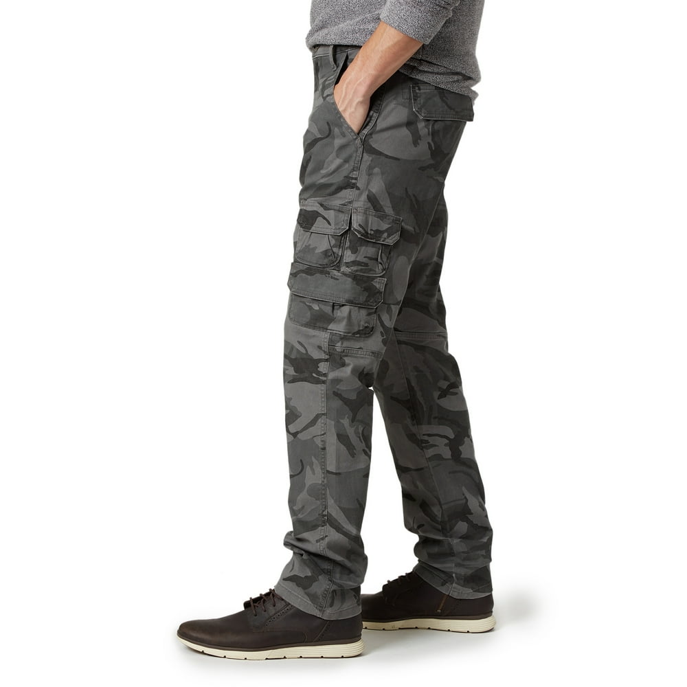 Wrangler - Wrangler Men's Regular Taper Stretch Cargo Pants - Walmart ...