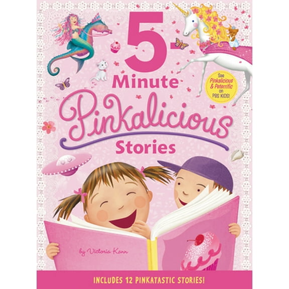 Pre-Owned Pinkalicious: 5-Minute Pinkalicious Stories: Includes 12 Pinkatastic Stories! (Hardcover) 0062566970 9780062566973