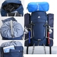 thumbnail image 2 of TFixol Eco-Trek Sac à Dos de Randonnée Léger 60 L avec Housse de Pluie, Maille Respirante et Nylon Résistant à l'Eau, Conception à Compartiments Multiples pour Aventures en Plein Air, Vert, 2 of 6