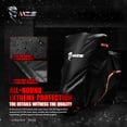thumbnail image 3 of Mzs Funda Para Motocicleta – Protección Impermeable Para Todo Tipo De Clima Al Aire Libre, Se Adapta A Hasta 104 Pulgadas Xxl Compatible Con Bicicletas De Turismo Choppers Cruiser – Reflectante Noctur, 3 of 5