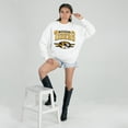 thumbnail image 3 of Women's Gameday Couture White Missouri Tigers Oversized Premium Fleece Sweatshirt, 3 of 5